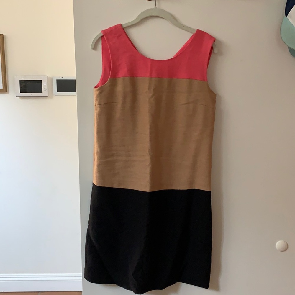 DKNY color block tank dress